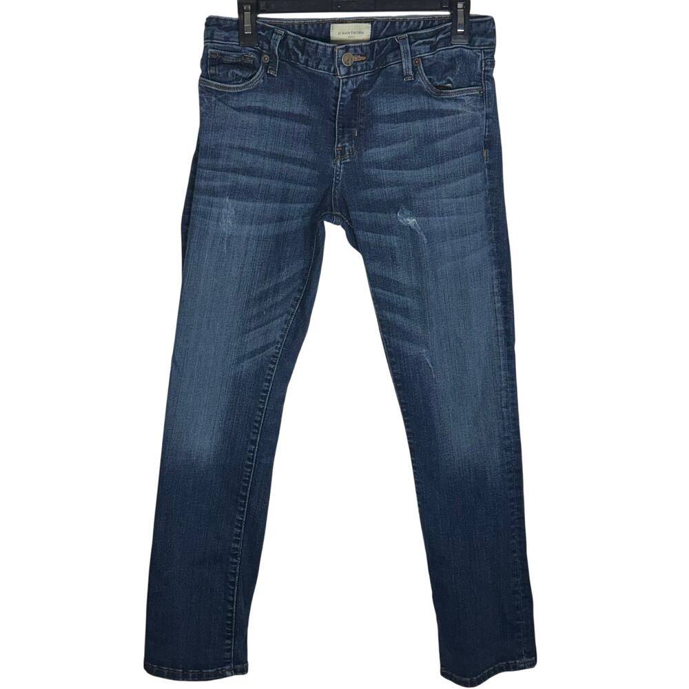 41 Hawthorn The Girlfriend Jeans Women's 29 Medium Wash Stretch Distressed